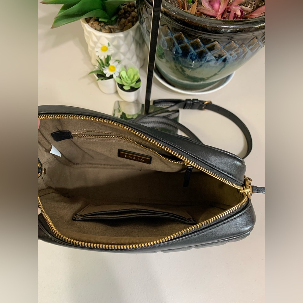 👜💕 TORY BURCH Crossbody Black Leather Bag - Picture 13 of 14
